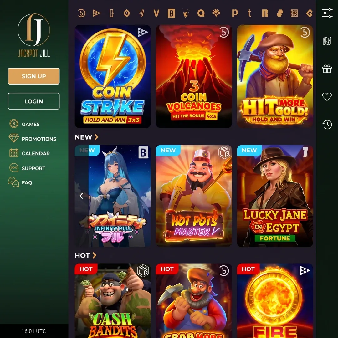 Jackpot Jill Casino Games